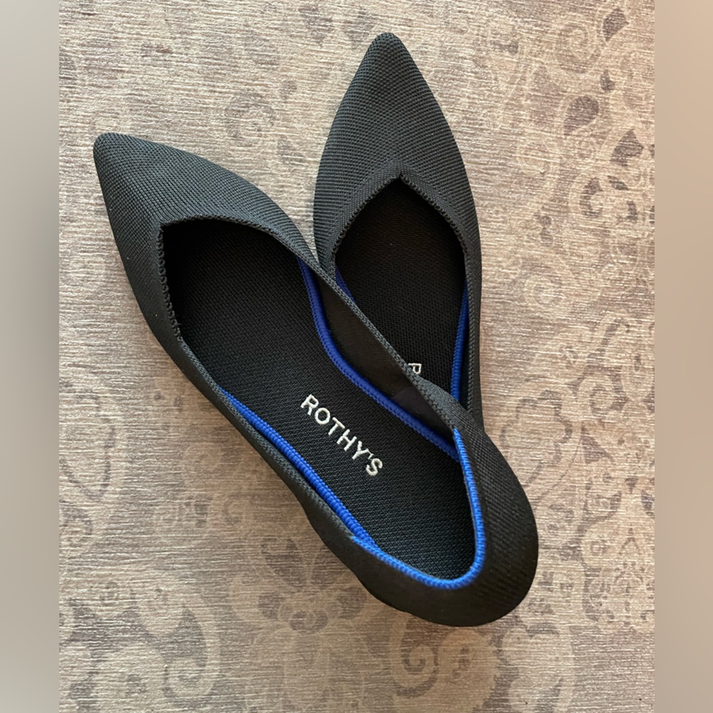 Black Rothy Points size 10.5